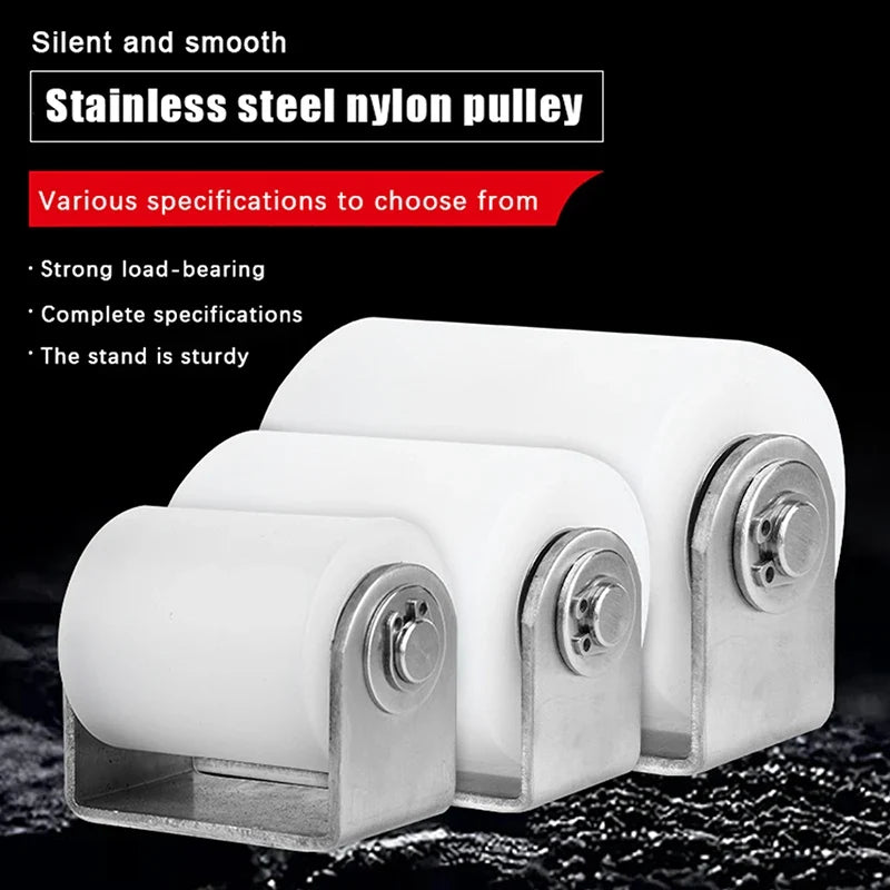 Stainless Steel Nylon Bearing Door Pulley Positioning Roller