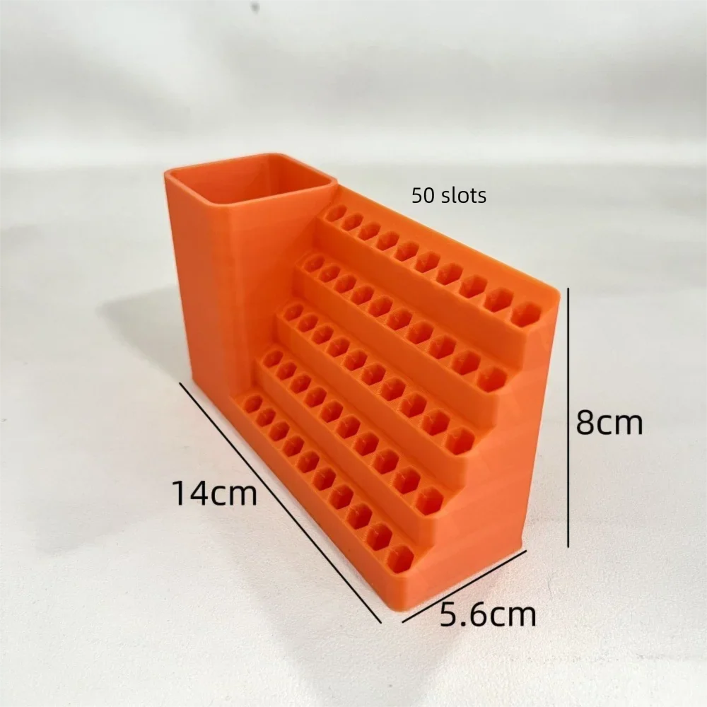 Screwdriver Bit Organizer Rack – 20 to 100 Hole Plastic Holder
