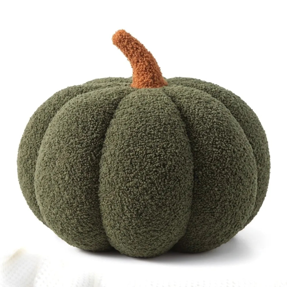 Plush Pumpkin Pillow 7.87" – Stuffed Colorful Halloween Décor