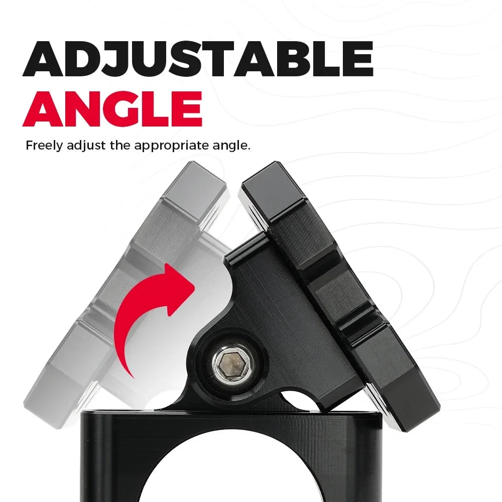 Universal Motorcycle GPS Mount – 12–32mm Handlebar AMPS Bracket