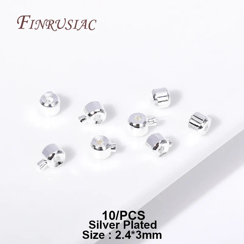 14K/18K Gold Plated Crimp Beads & Clasp Connectors | DIY Jewelry