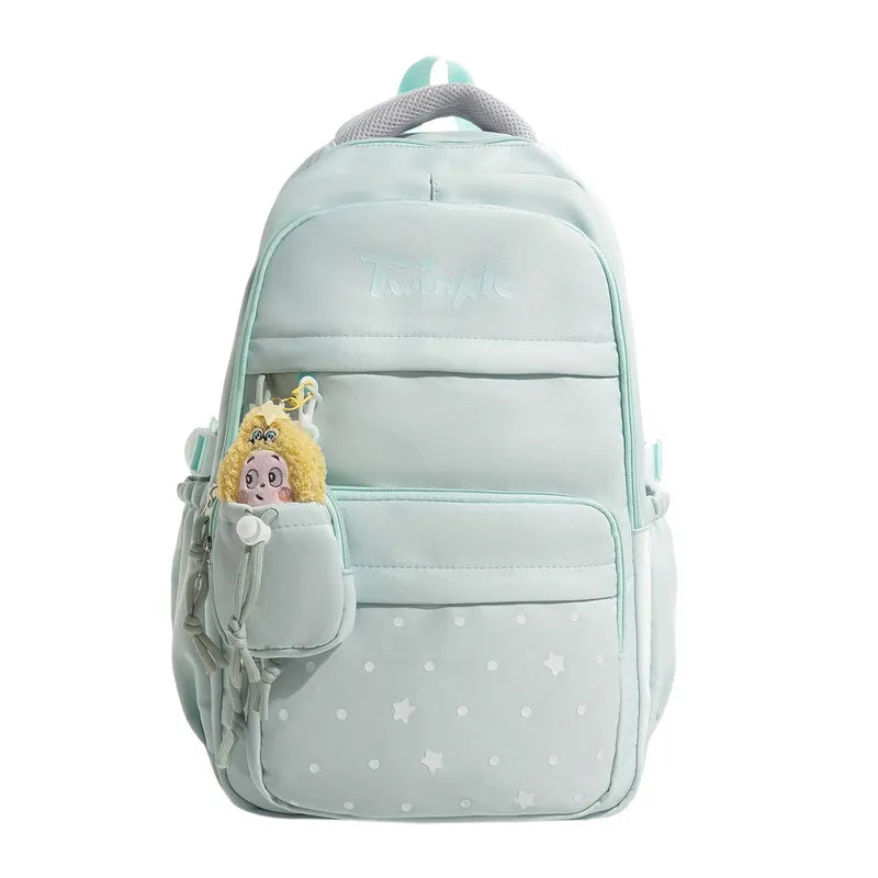 Korean Style Large Capacity Waterproof School Backpack