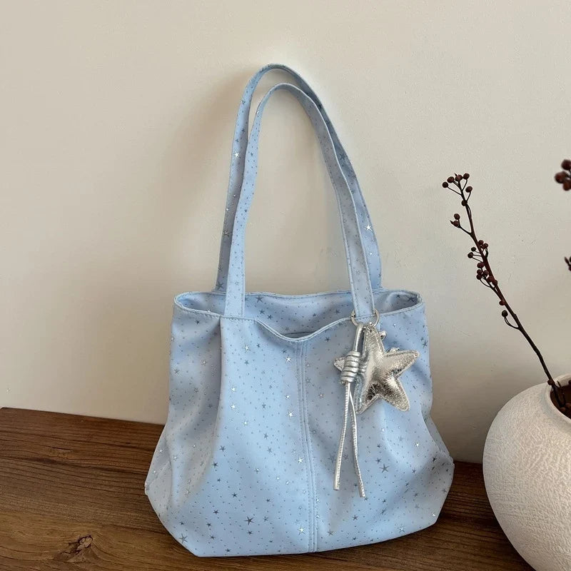 Women's Large Capacity Tote Bag – Korean Style Shoulder Bag