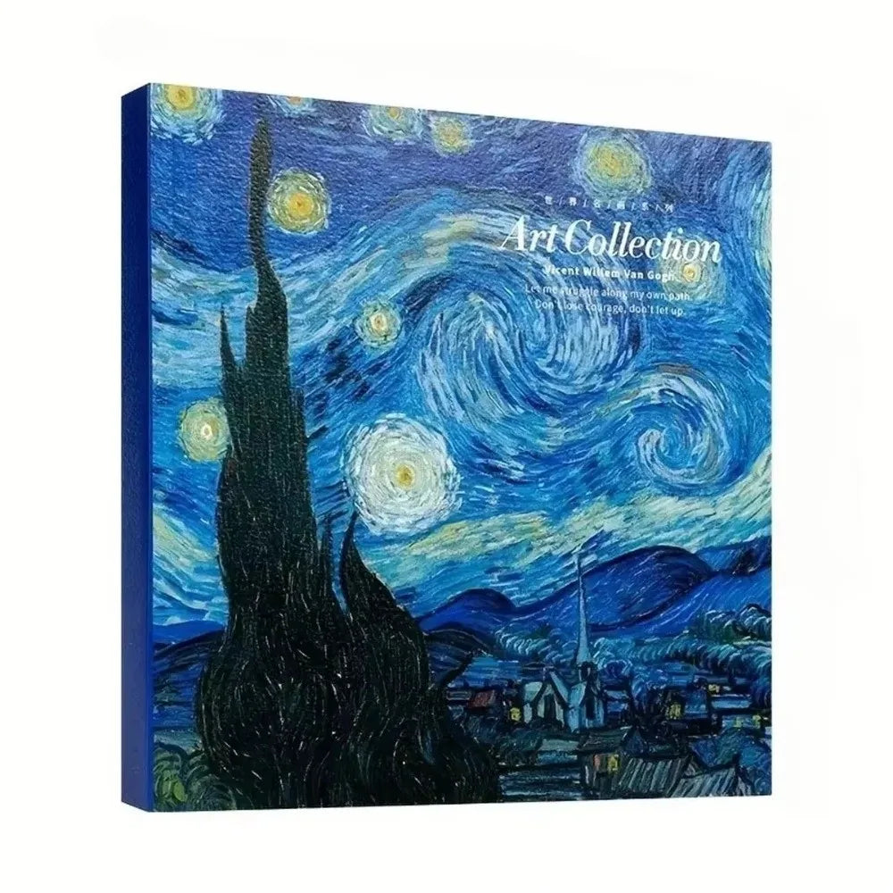Starry Sky Square Sketchbook – 80 Sheets Blank Thick Sketch Pad