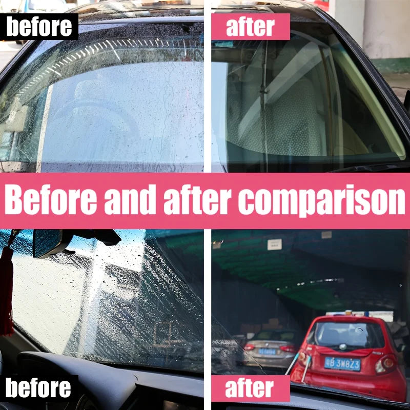 Winter Windshield Washer Fluid – Anti-Freeze Oil Film Cleaner