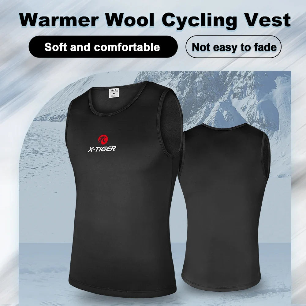 X-TIGER Thermal Fleece Cycling Base Layer Sleeveless Vest
