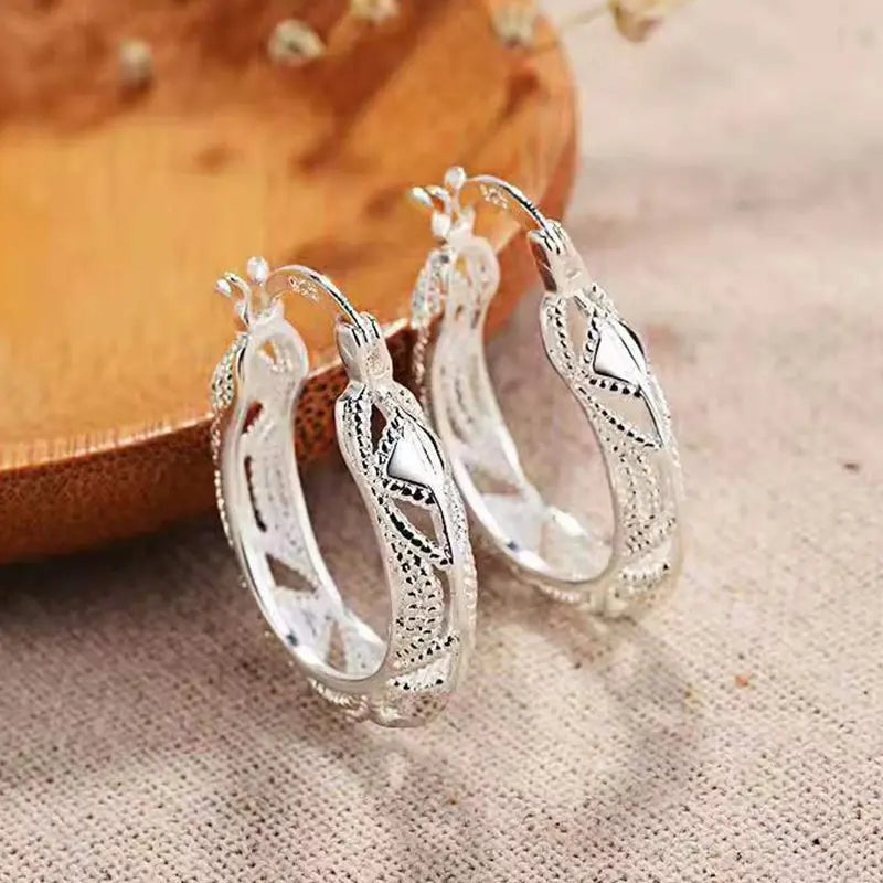 Nixie Snake Drop Earrings Silver Plated Zinc Alloy Unisex