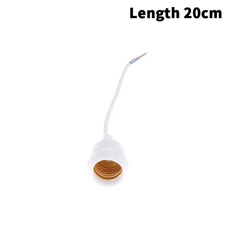 Waterproof E27 Lamp Holder with Power Cord Socket | 20–200CM