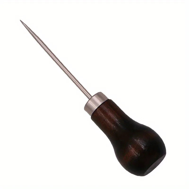 Sewing Awl Set Wooden Handle – Leather Craft & Shoe Repair Tool