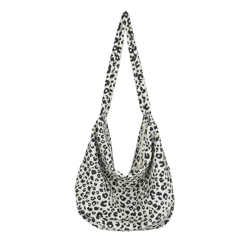 Women's Canvas Dumpling Tote Bag – Japanese Minimalist Style