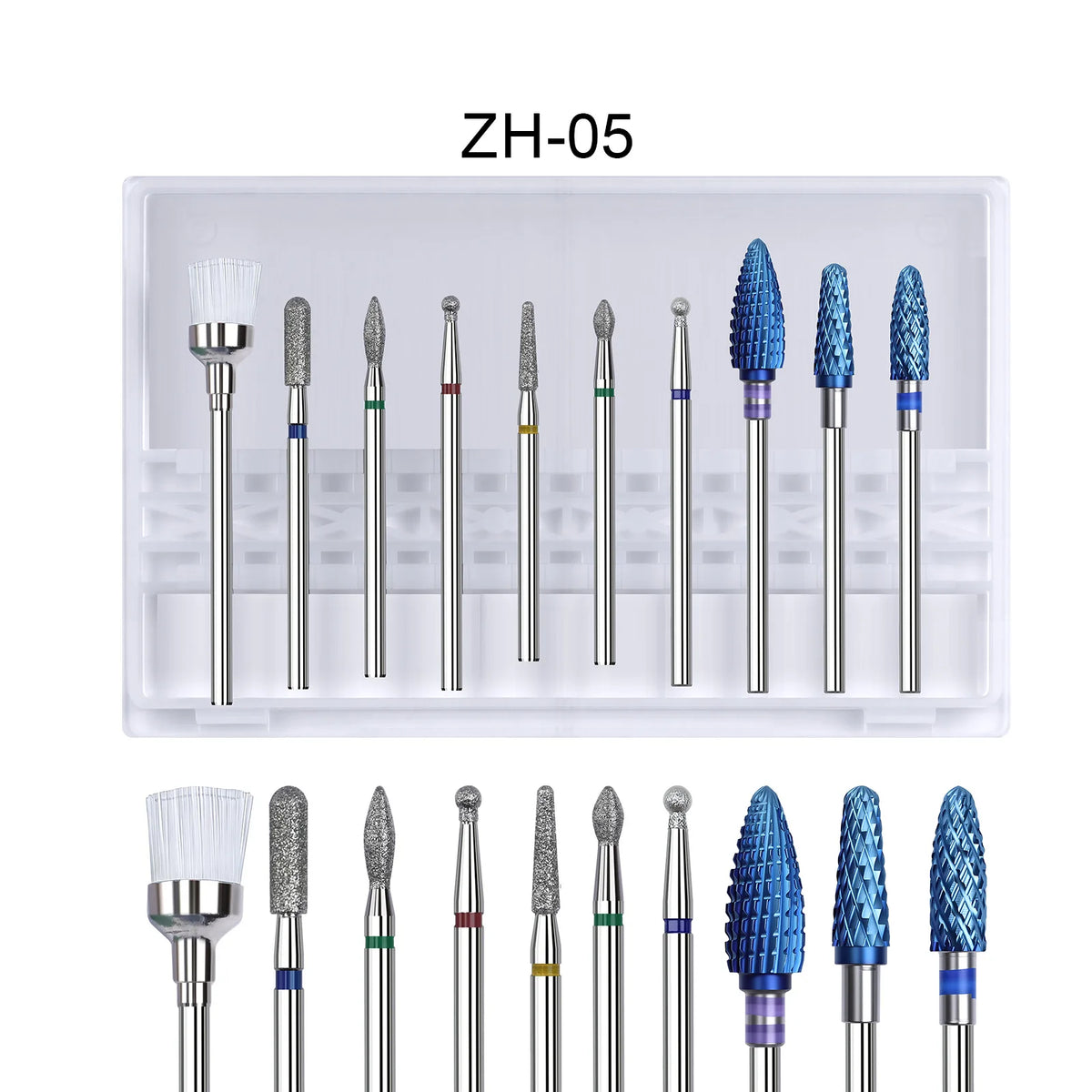 Tungsten Carbide Nail Drill Bit Set – Cuticle & Polishing