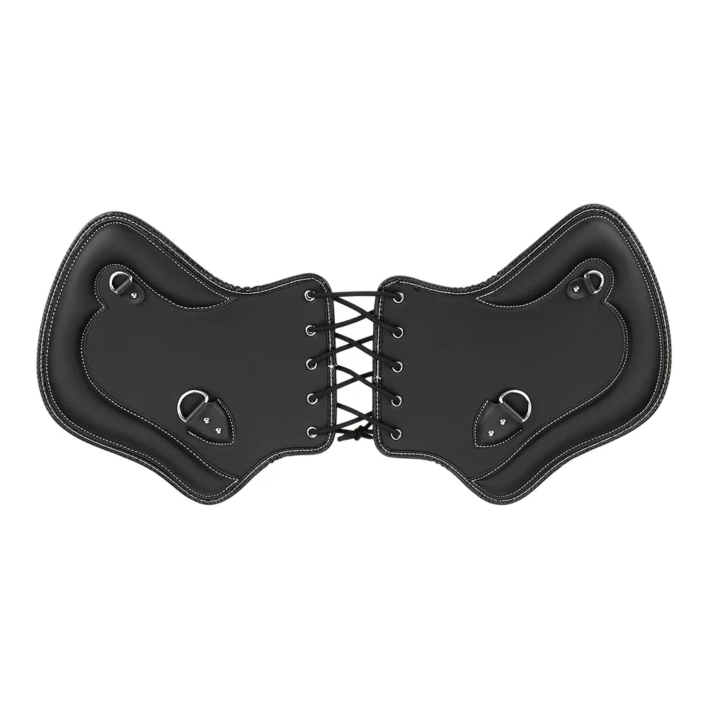 Motorcycle PU Leather Heat Shield Saddle Deflector – Universal Fit