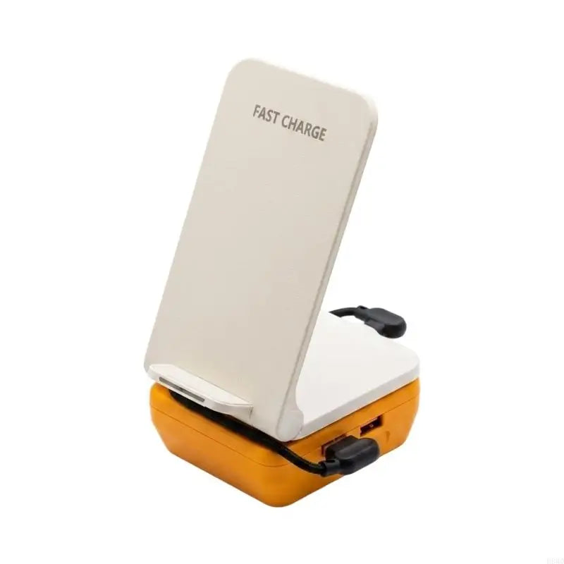 Wireless Charging Battery Adapter Stand – USB-A, USB-C, Foldable
