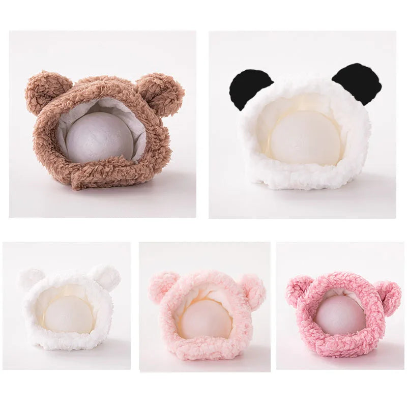 Cute Bear Rabbit Hooded Pet Hat – Soft Fleece Cat & Dog Cosplay