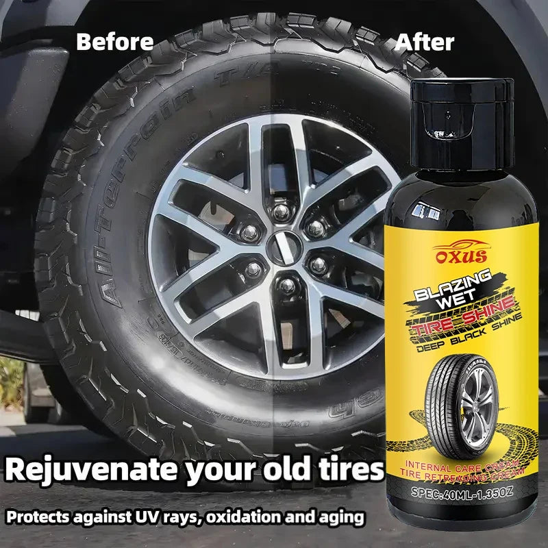 Car Tire Polish Wax – Plastic Enhancer & Coating
