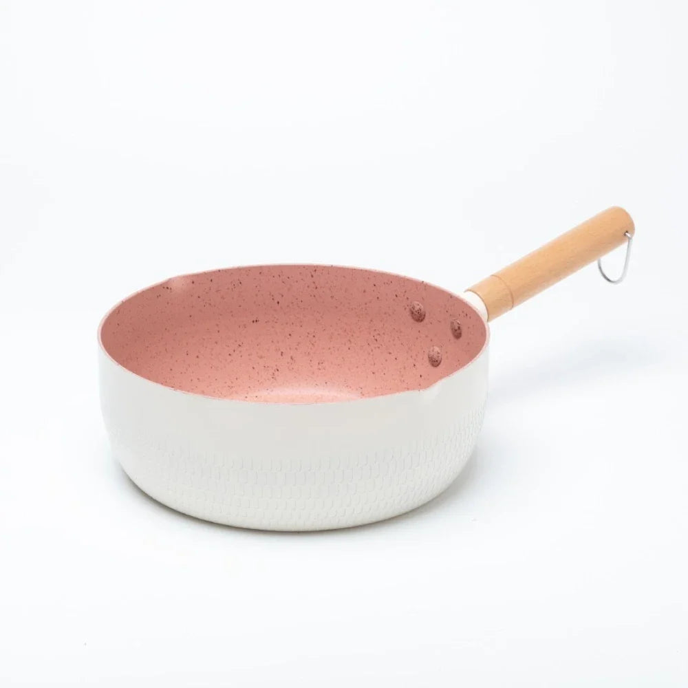 Non-Stick Frying Pan Wood Handle – Home, Camping & Baby Food