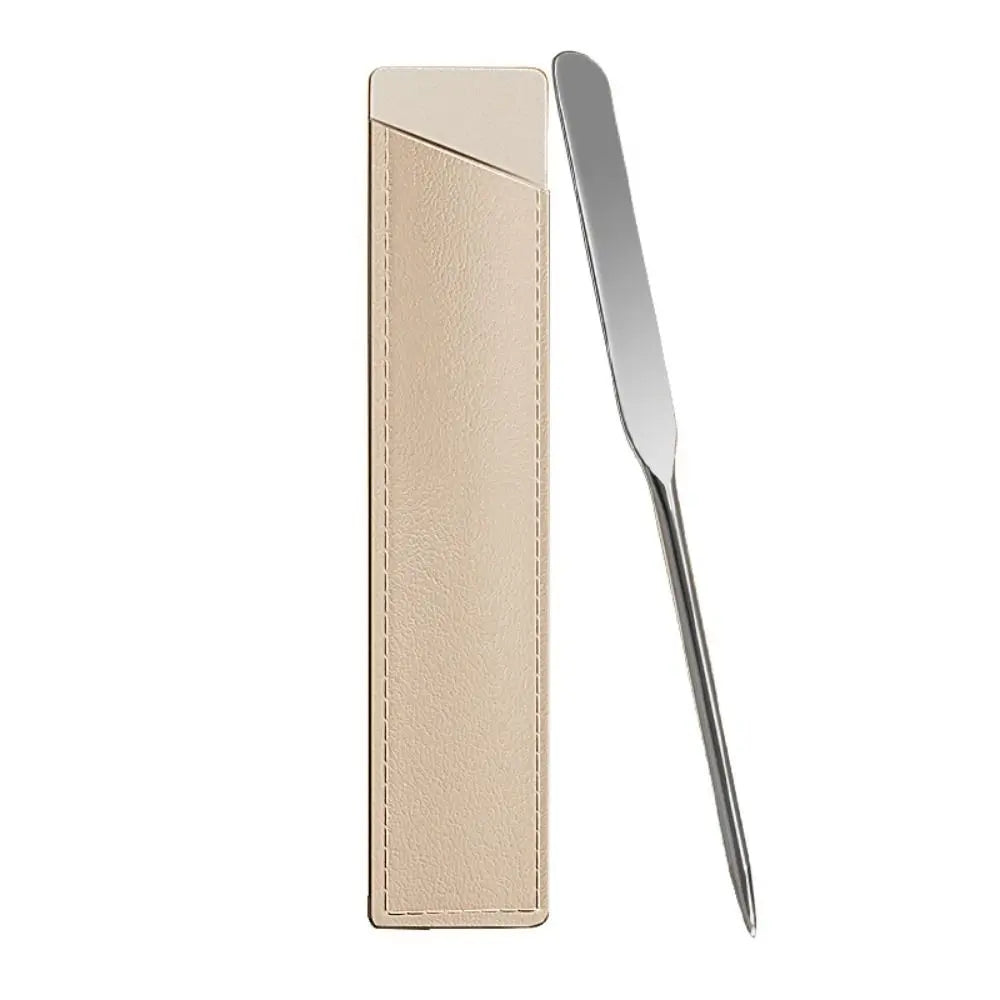 Stainless Steel Makeup Mixing Spatula – Foundation & Pigment Tool