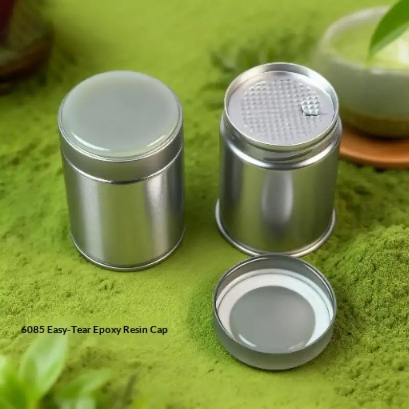 Mini Airtight Matcha Tin – Sealed Spice & Tea Storage Jar