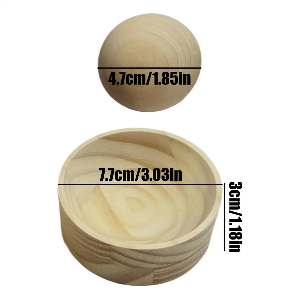 Wood Dumpling Skin Maker – Manual Dough Press Mold