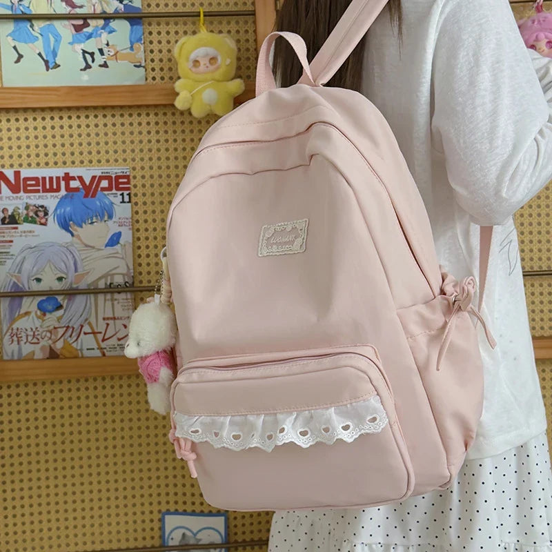 Nixie Large Capacity Girls School Backpack | Waterproof Nylon