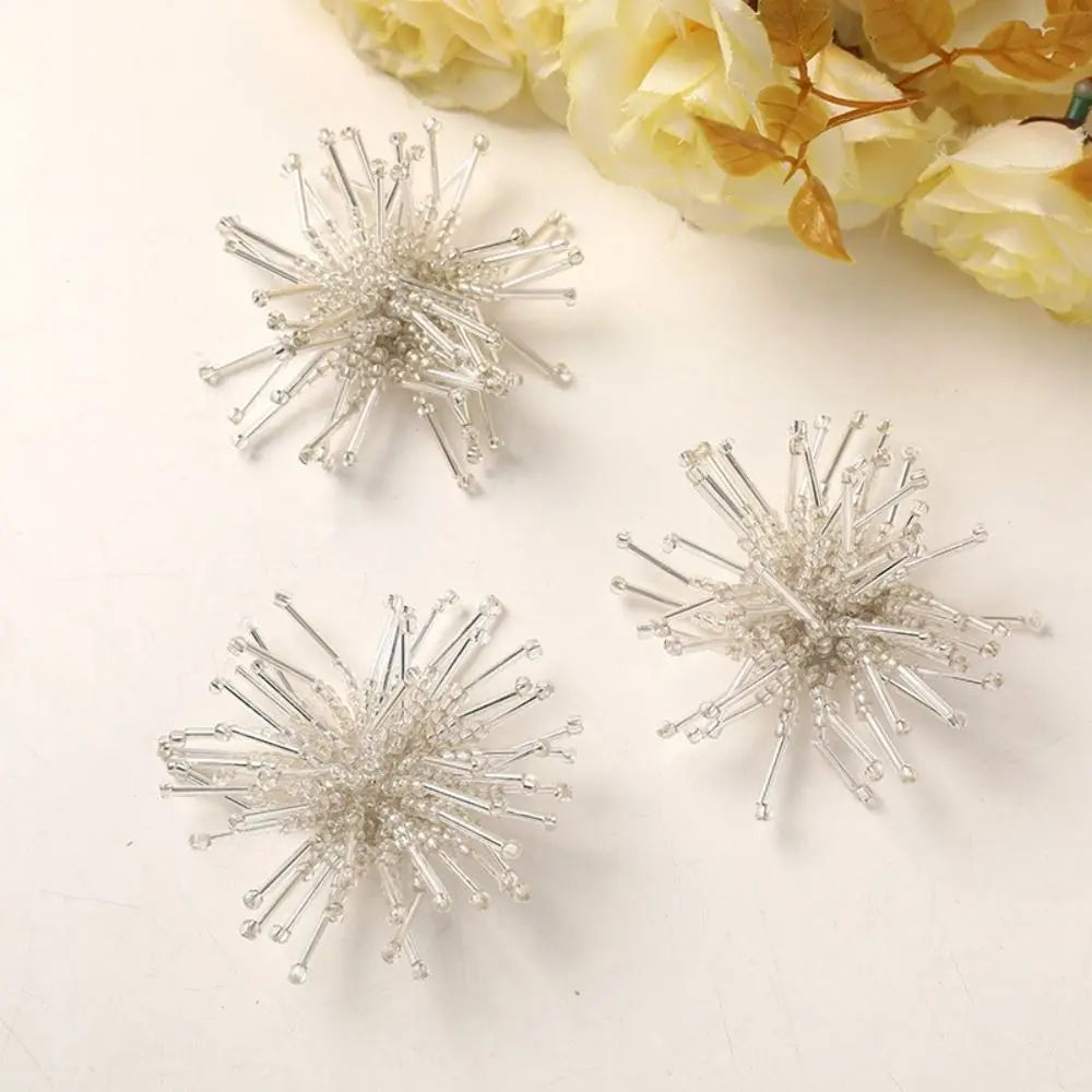 3D Handmade Flower Beads Sew-On Patch | Fabric Applique