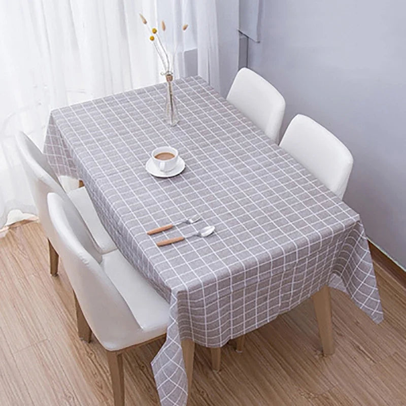 PEVA Waterproof Plaid Tablecloth 137x90cm | Party & Picnic