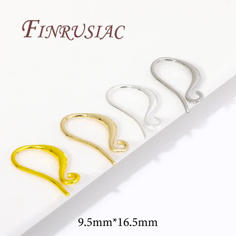Gold Plated Hypoallergenic Earring Hooks 10pcs – DIY Jewelry