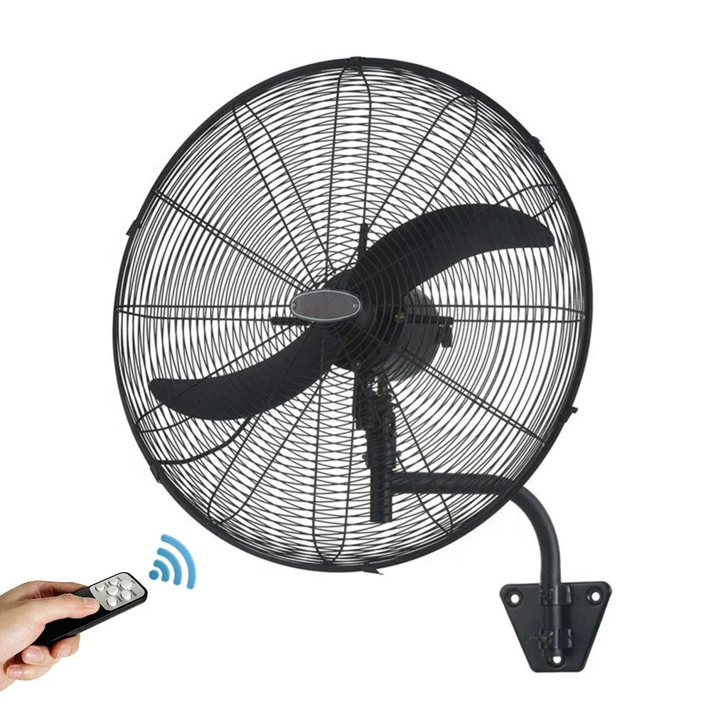360° Oscillating Industrial Pedestal Fan 29" Metal Blades