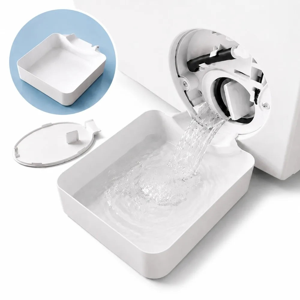 Washing Machine Drain Tray & Lint Filter Water Drip Pan