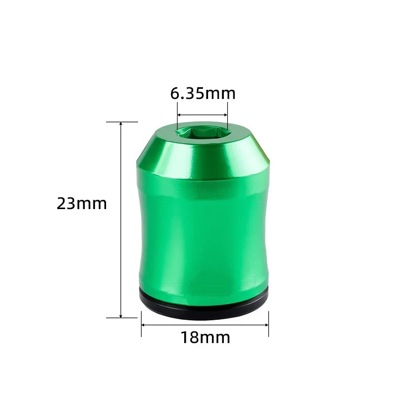 Magnetic Screwdriver Bit Ring 6.35mm Aluminum Alloy Magnetizer