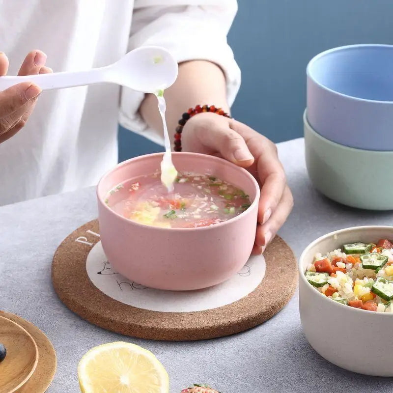 Wheat Straw Bowl – Lightweight Eco-Friendly Dining Tableware