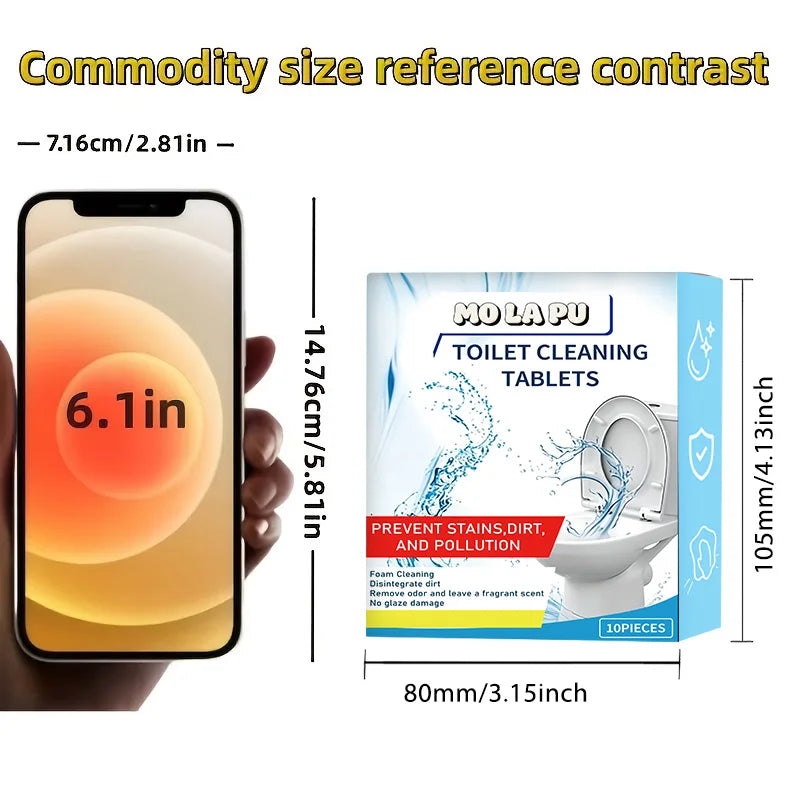 Toilet Descaling & Polishing Tablets – Remove Stains & Scale