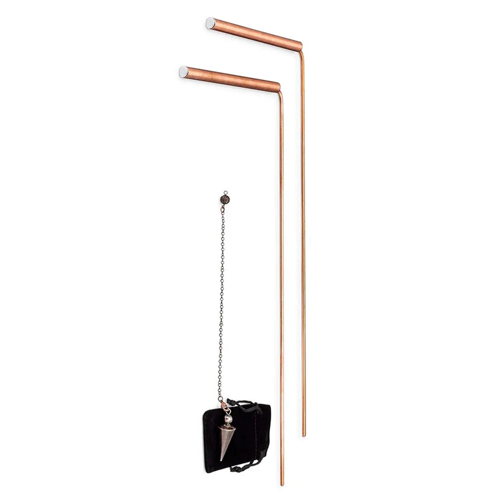 99.9% Pure Copper Dowsing Rods – Divination Treasure Set