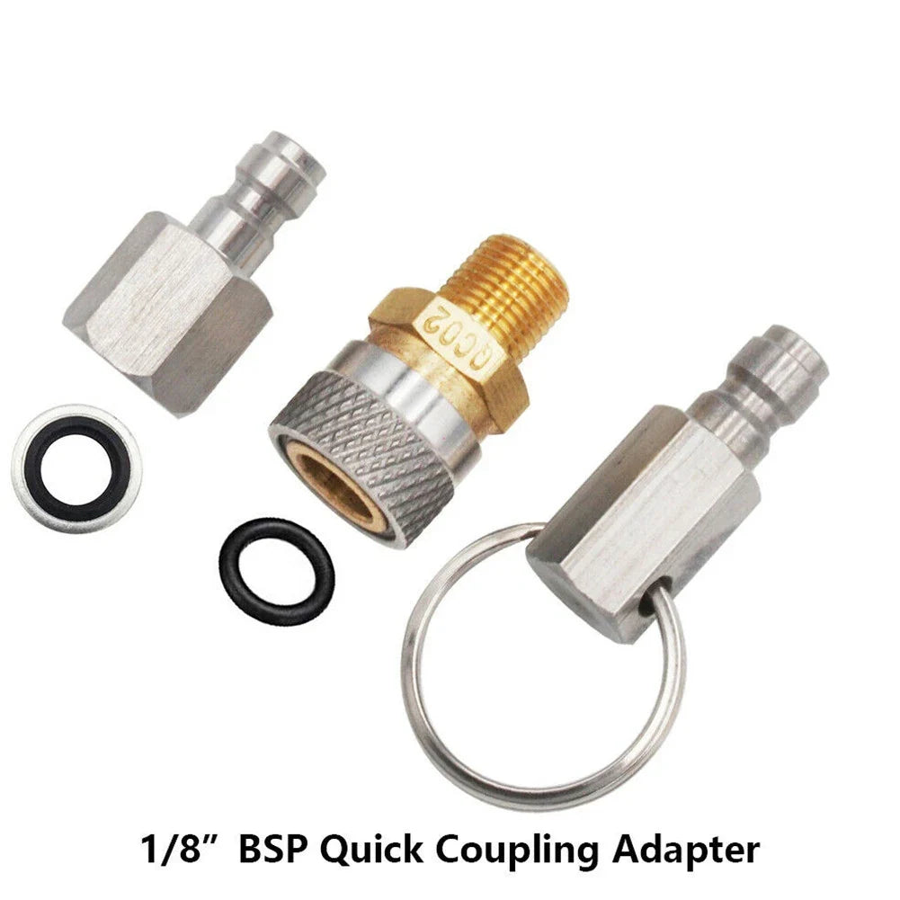 1/8 BSP Quick Connect Air Coupler Adapter Set – 3 Piece