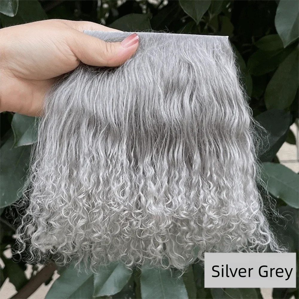 Mohair Lamb Wool Curly Hair Weft – DIY Doll Wig Extensions