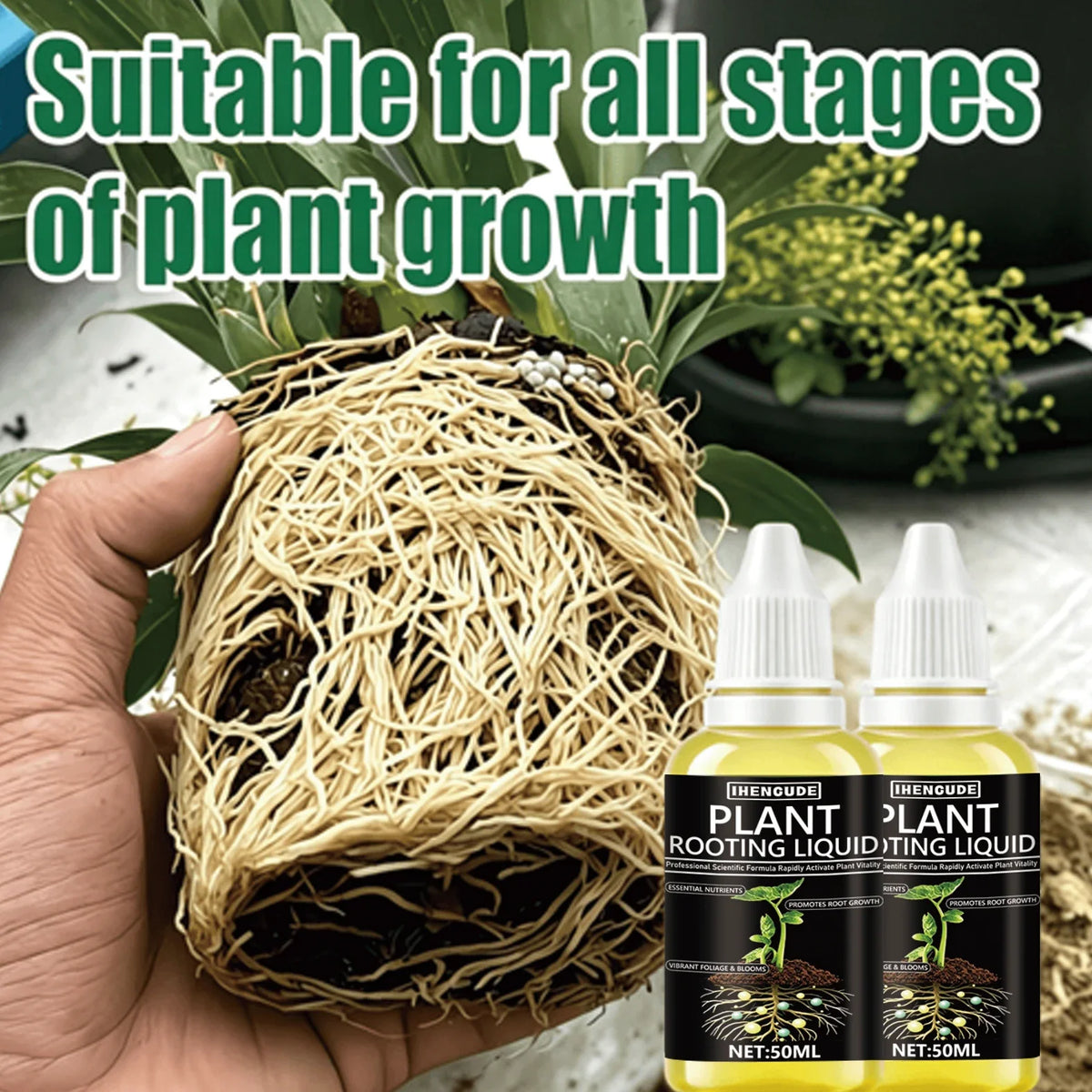 Plant Rooting Agent – Stimulate Germination & Root Growth