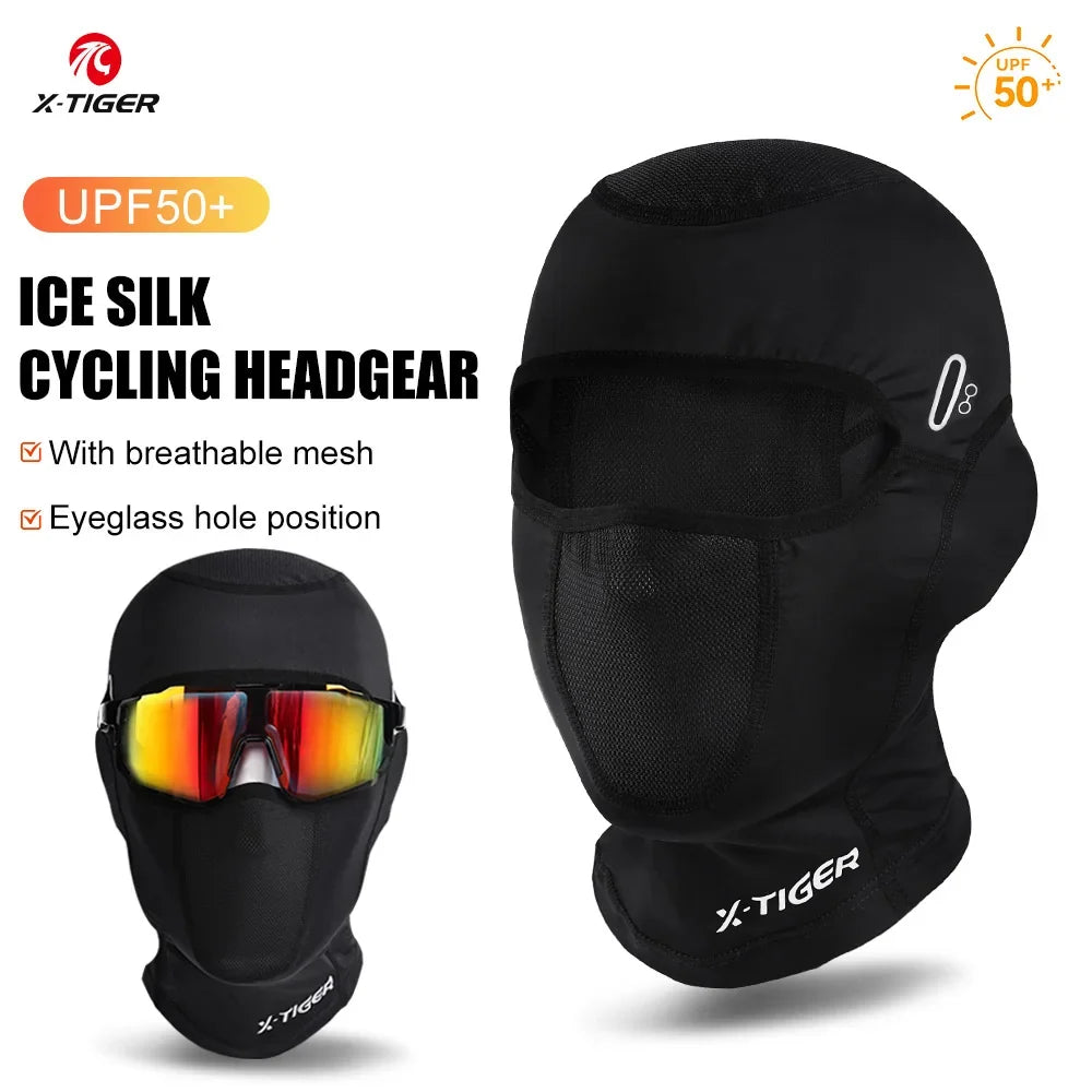 X-TIGER Cycling Balaclava UPF50+ UV Full Face Mask | Summer