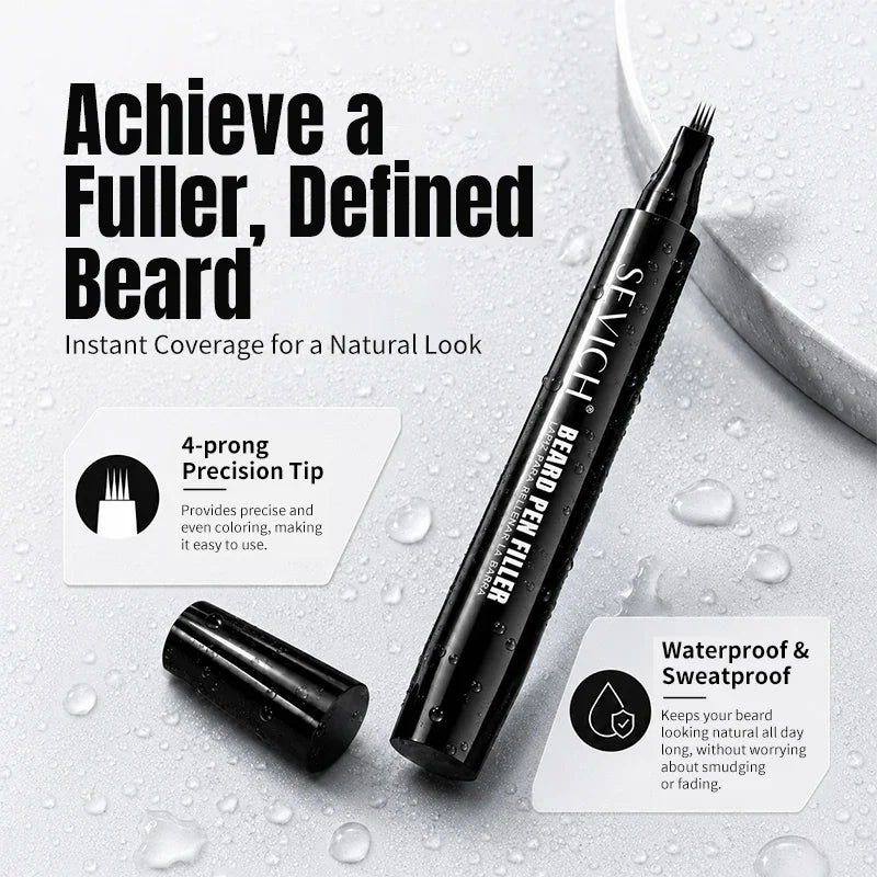 SEVICH Waterproof Beard Filler Pen | Fuller Beard Instantly