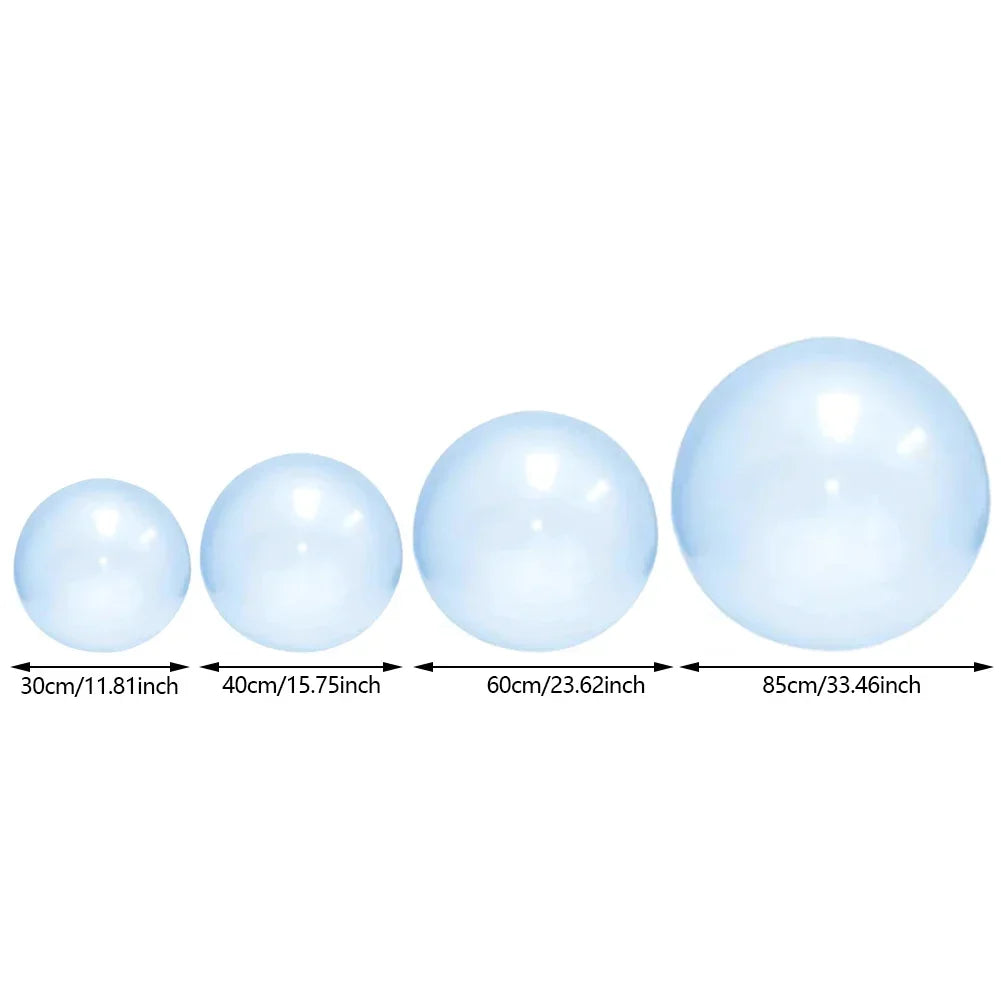 TPR Rubber Bubble Ball – Kids Outdoor Inflatable Water Play Toy