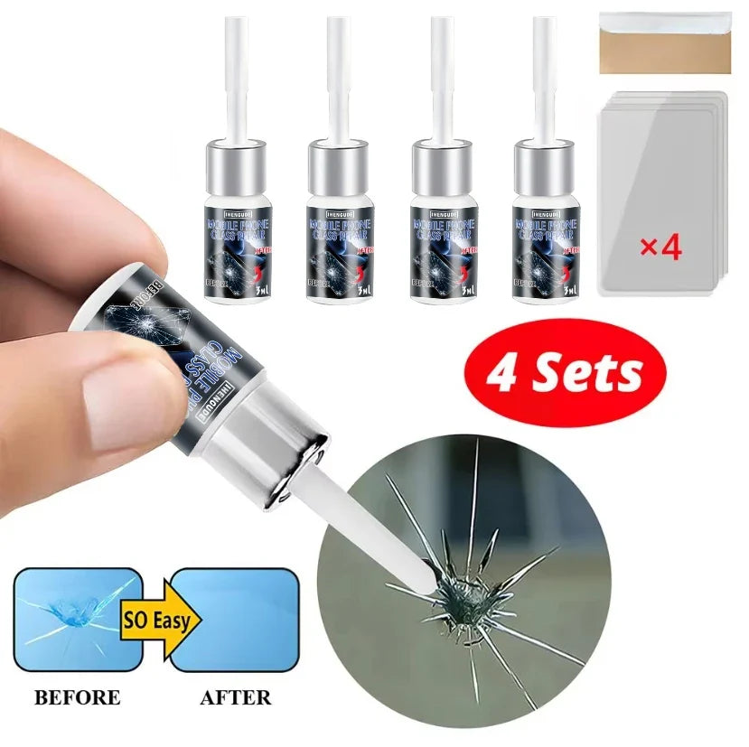 Car Windshield Crack Repair Kit – DIY Auto Glass Restore Tool