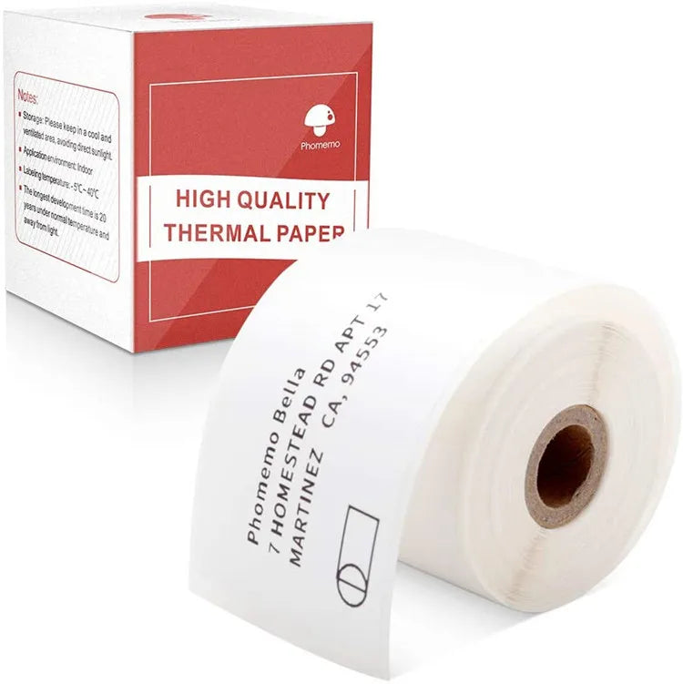 Phomemo M110/M200 Self-Adhesive Thermal Labels 20–50mm