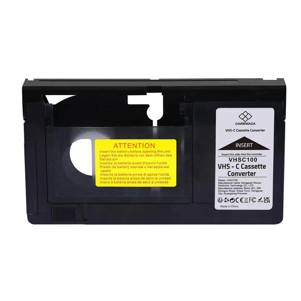 VHS to VHSC Converter Box | Analog Video Conversion Adapter