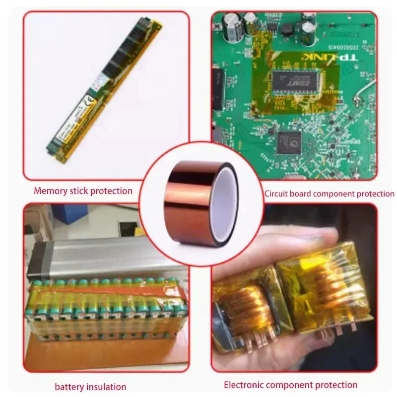 Polyimide Thermal Insulation Tape – BGA, PCB & 3D Printing