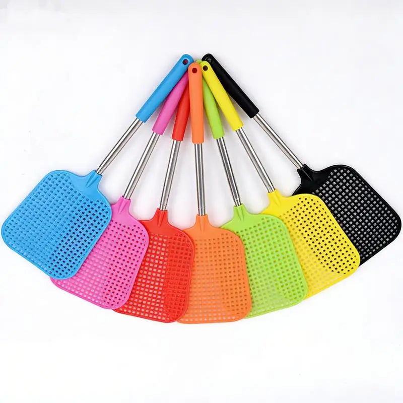 Telescopic Fly Swatter Heavy Duty Plastic & Steel | 25.6"