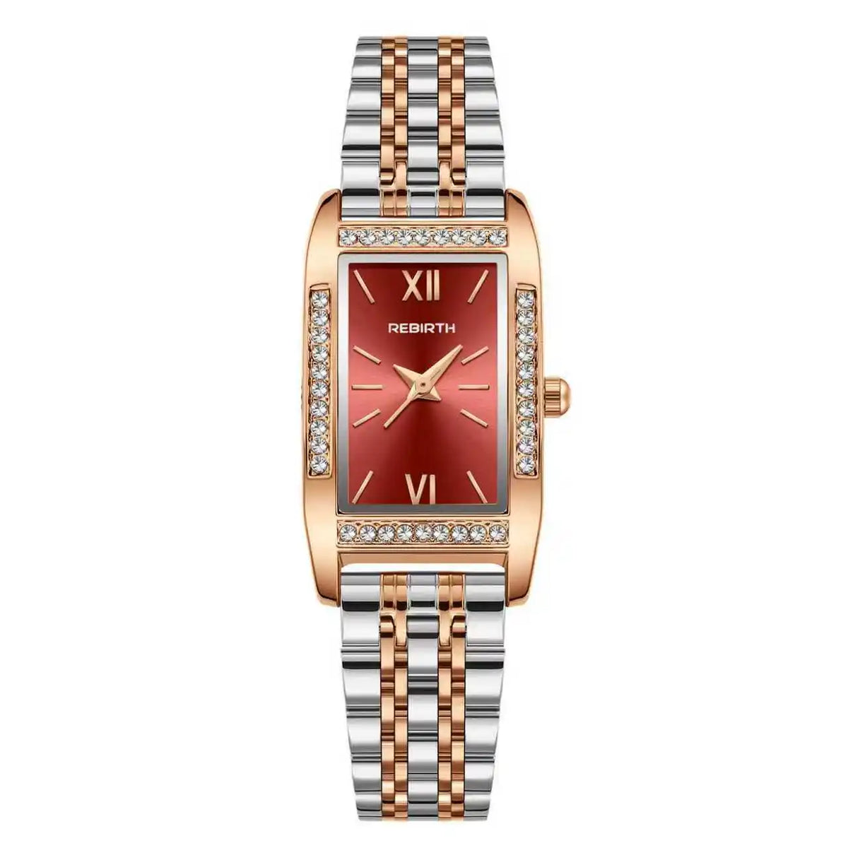 REBIRTH Stainless Steel Casual Quartz Watch – Minimalist