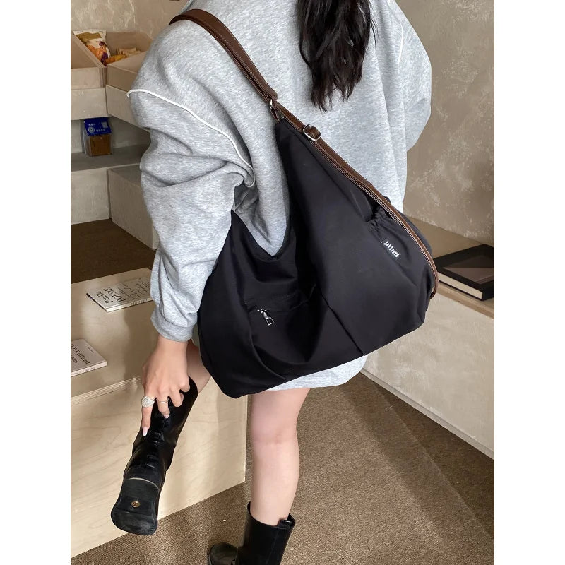 Nixie Large Canvas Tote Bag | Shoulder Backpack for Commuting