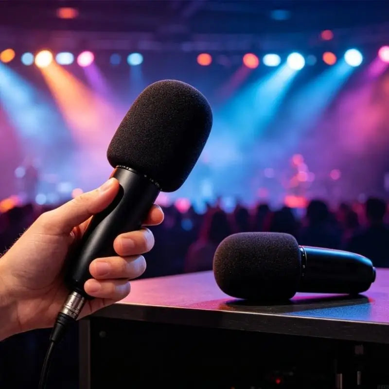 Foam Windscreen for P120 P420 Mic – Black Slip-On Cover