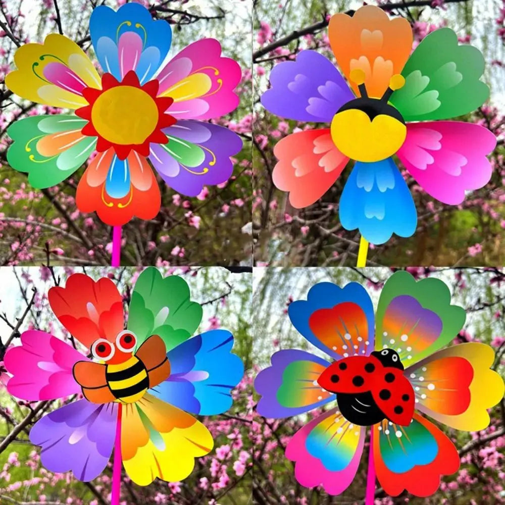 Sunflower Windmill Wind Spinner – Garden Yard Stake 20/36cm