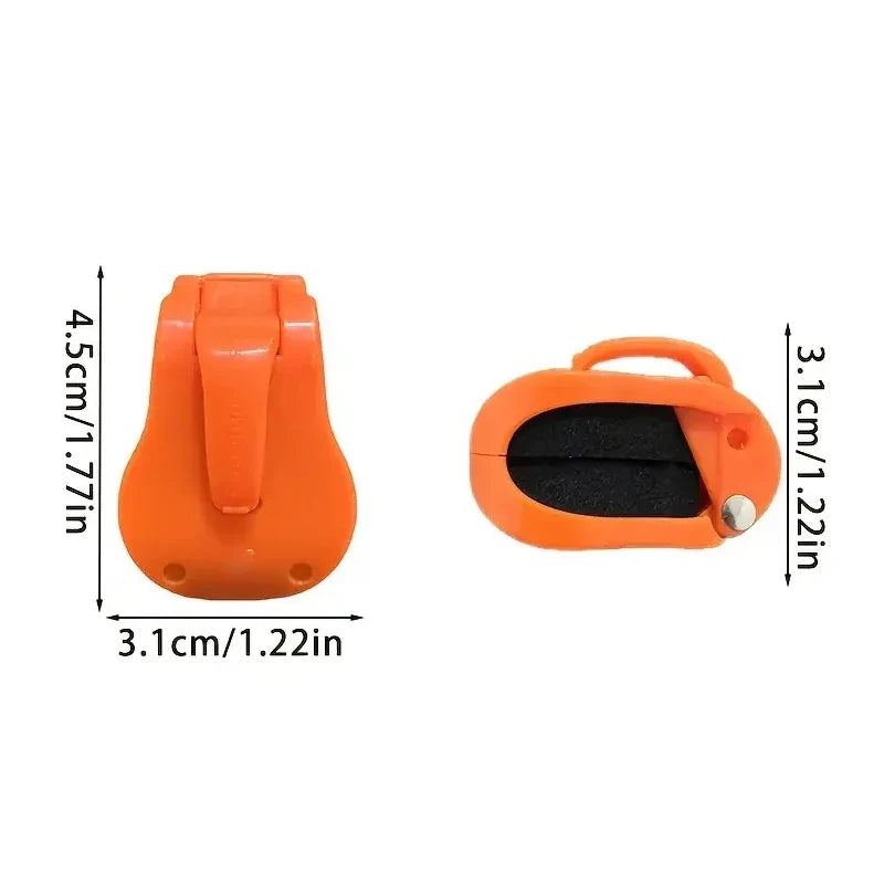 2-Pack Quick-Attach Fishing Rod Clip Holder & Organizer