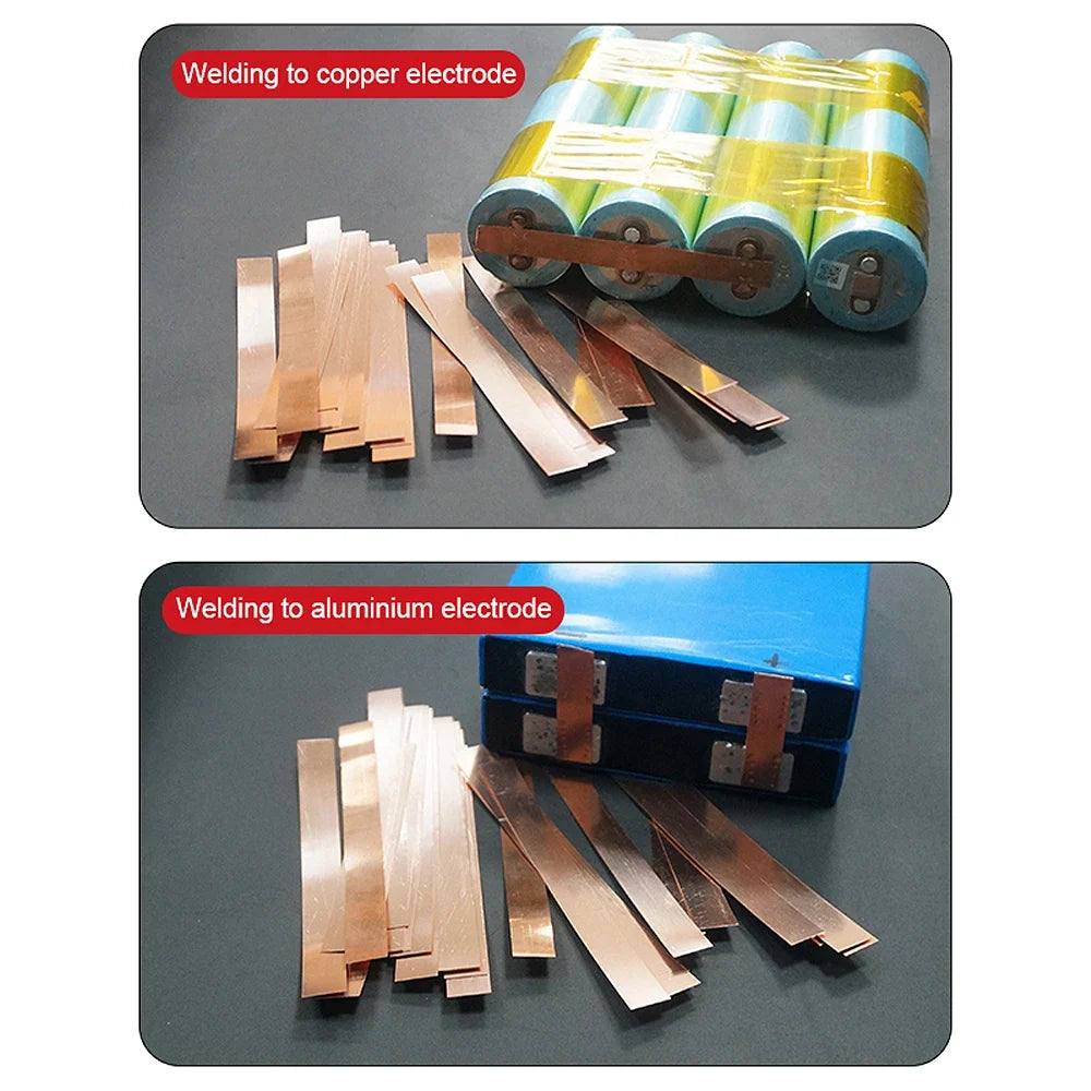 T2 Pure Copper Strip for 18650 21700 Battery Spot Welding | 5m–10m